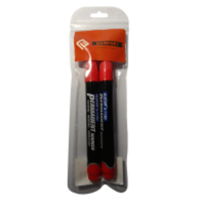 PACK 2 UDS. PERMANENTE TINTA ROJA