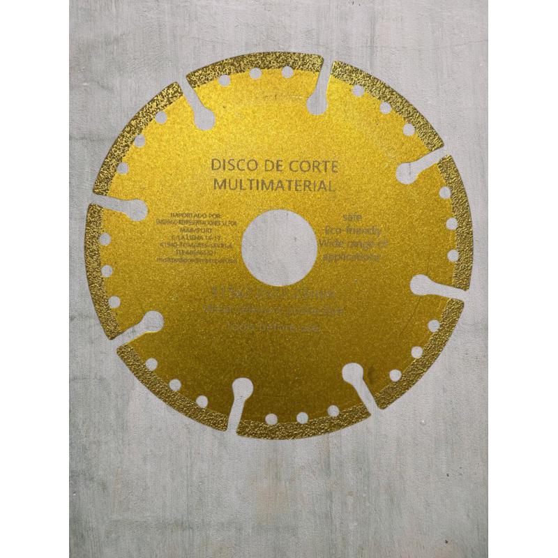 DISCO DE CORTE DE DIAMANTE MULTIUSOS DE 115MM